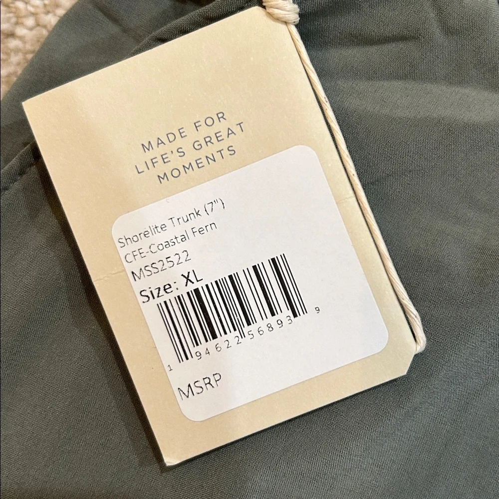 NWT Faherty Shorelite Lined Trunk (7